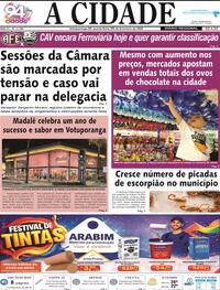 Capa do jornal Jornal A Cidade de Votuporanga 25/02/2026