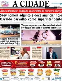 Capa do jornal Jornal A Cidade de Votuporanga 26/02/2026