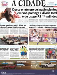 Capa do jornal Jornal A Cidade de Votuporanga 26/03/2026