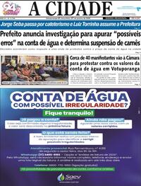 Capa do jornal Jornal A Cidade de Votuporanga 27/01/2026