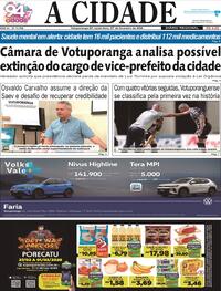 Capa do jornal Jornal A Cidade de Votuporanga 27/02/2026