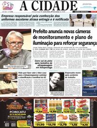 Capa do jornal Jornal A Cidade de Votuporanga 27/03/2026