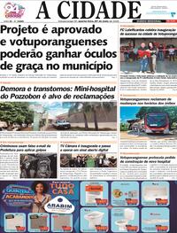 Capa Jornal A Cidade de Votuporanga 27/05/2026