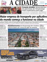 Capa Jornal A Cidade de Votuporanga 27/06/2026