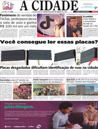 Capa Jornal A Cidade de Votuporanga 27/08/2026
