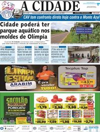 Capa do jornal Jornal A Cidade de Votuporanga 28/01/2026