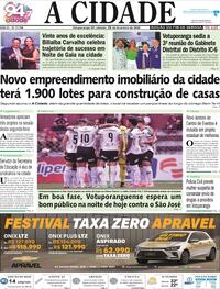 Capa do jornal Jornal A Cidade de Votuporanga 28/02/2026