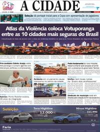 Capa Jornal A Cidade de Votuporanga 28/05/2026