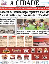 Capa do jornal Jornal A Cidade de Votuporanga 29/01/2026