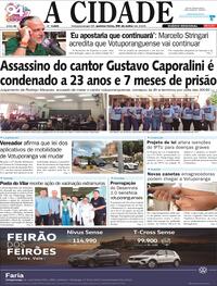 Capa Jornal A Cidade de Votuporanga