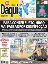 Capa do jornal Jornal Daqui 02/05/2020