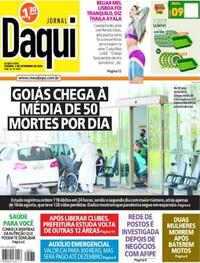 Capa do jornal Jornal Daqui 02/09/2020