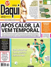 Capa do jornal Jornal Daqui 05/10/2020