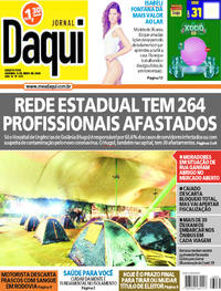 Capa do jornal Jornal Daqui 06/05/2020