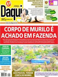 Capa do jornal Jornal Daqui 06/10/2020