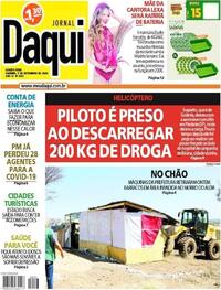 Capa do jornal Jornal Daqui 09/09/2020