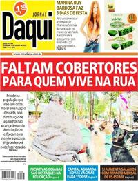 Capa do jornal Jornal Daqui 01/07/2021