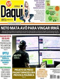 Capa do jornal Jornal Daqui 02/09/2021