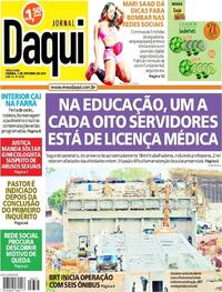 Capa do jornal Jornal Daqui 05/10/2021