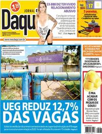 Capa do jornal Jornal Daqui 06/02/2021