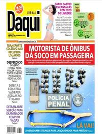 Capa do jornal Jornal Daqui 07/09/2021