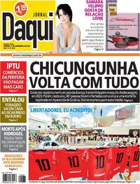 Capa do jornal Jornal Daqui 08/12/2021