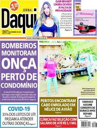 Capa do jornal Jornal Daqui 09/11/2021