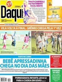 Capa do jornal Jornal Daqui 10/05/2021
