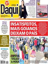 Capa do jornal Jornal Daqui 11/12/2021