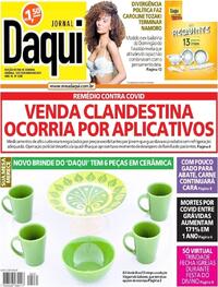 Capa do jornal Jornal Daqui 12/06/2021