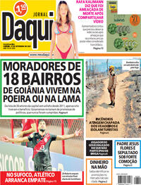 Capa do jornal Jornal Daqui 13/09/2021