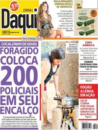 Capa do jornal Jornal Daqui 14/06/2021