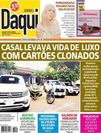 Capa do jornal Jornal Daqui 18/12/2021