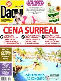 Capa do jornal Jornal Daqui 21/08/2021