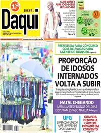 Capa do jornal Jornal Daqui 21/10/2021