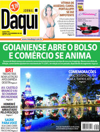 Capa do jornal Jornal Daqui 22/12/2021