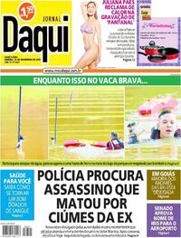 Capa do jornal Jornal Daqui 24/11/2021