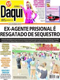 Capa do jornal Jornal Daqui 24/12/2021