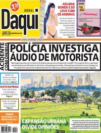 Capa do jornal Jornal Daqui 27/12/2021