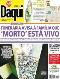 Capa do jornal Jornal Daqui 01/12/2022