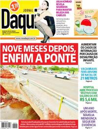 Capa do jornal Jornal Daqui 05/11/2022
