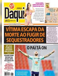 Capa do jornal Jornal Daqui 05/12/2022