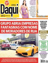Capa do jornal Jornal Daqui 12/10/2022
