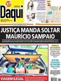 Capa do jornal Jornal Daqui 12/11/2022