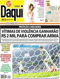 Capa do jornal Jornal Daqui 14/12/2022