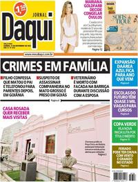 Capa do jornal Jornal Daqui 15/11/2022