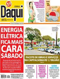 Capa do jornal Jornal Daqui 19/10/2022