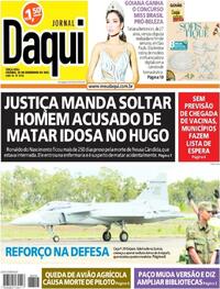 Capa do jornal Jornal Daqui 20/12/2022