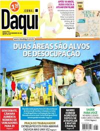Capa do jornal Jornal Daqui 21/12/2022