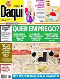 Capa do jornal Jornal Daqui 22/09/2022